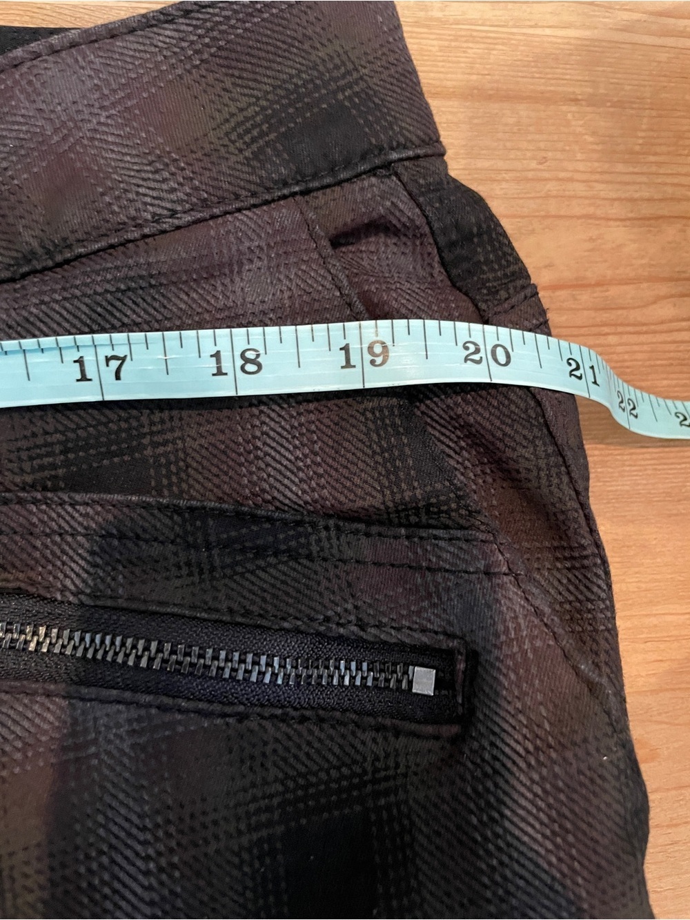 Democracy AB Tech Plaid Zippered Pants Streetwear Academia preppy Retro 20 - Picture 7 of 9